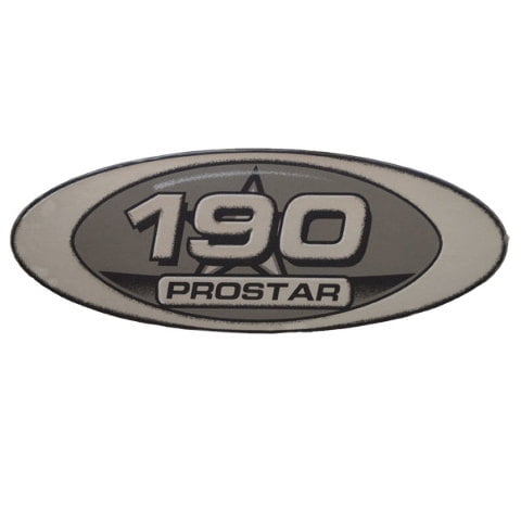 Mastercraft Boat Raised Decal | ProStar OEM 190 Silver Gray 13 1/2 Inch