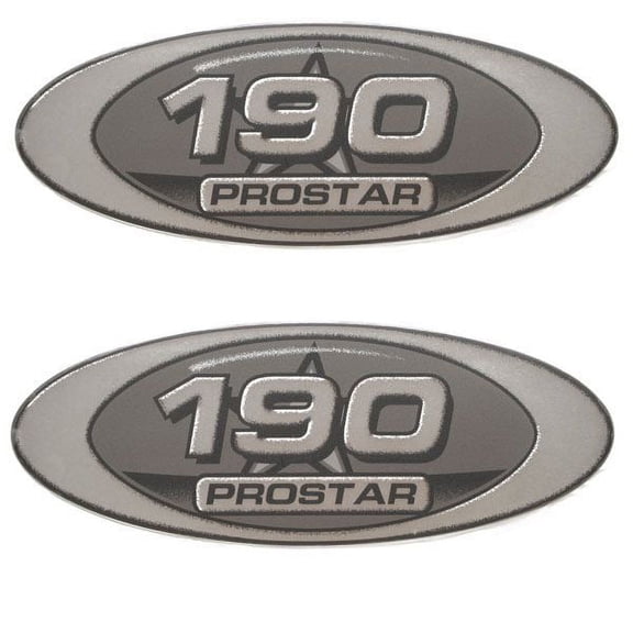 Mastercraft Boat Raised Decal Stickers | ProStar 190 Emblems (Pair)