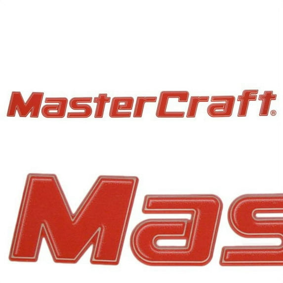 Mastercraft Boat Transom Decal MB2191802 | Red 29 1/4 x 2 3/4 Inch