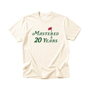 Mastered 20 Years Golf 20th Birthday Shirt Men and Women, Natural Shirt, XL