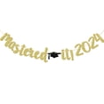 thumbnail image 1 of Mastered It 2024 Banner, Graduation Sign, Class of 2024 Congrats Grad Party Decorations Congratulations Assembled Photo Backdrop Supplies (Gold Glitter), 1 of 7