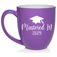 thumbnail image 1 of Mastered It 2024 SCRIPT Graduation Masters Degree Ceramic Coffee Mug Tea Cup Gift for Her, Him, Friend, Coworker, Wife, Husband (16oz Purple), 1 of 1