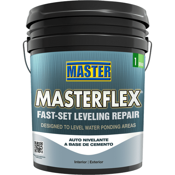 Masterflex Fast-Set Leveling Repair Self-Leveling Cement Based, 40 lb.
