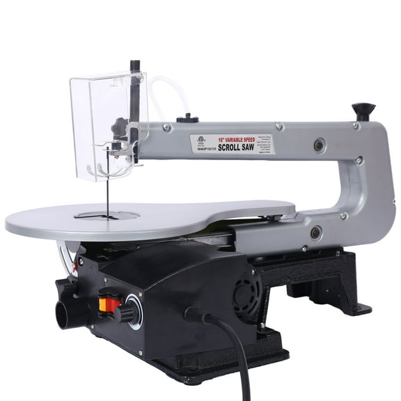 Masterful Precision Cutting Adjustable Tilting Table 16-Inch Scroll Saw Woodworking Projects and Precision Cuts Stable Workpiece Hold