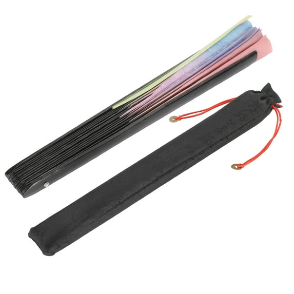 Masterfully Designed Bamboo Hand Fan, Ideal For Tai Chi Practice And Decorations, Smooth Opening And Closing, Loud Clack Sound, Compact Size Rich Colors, Durable Construction For