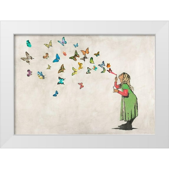 Masterfunk Collective 18x14 White Modern Wood Framed Museum Art Print Titled - A thing of beauty...