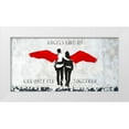 thumbnail image 1 of Masterfunk Collective 24x14 White Modern Wood Framed Museum Art Print Titled - Angels Like Us, 1 of 4