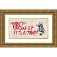 thumbnail image 1 of Masterfunk Collective 32x18 Gold Ornate Wood Framed with Double Matting Museum Art Print Titled - Dont grow up, 1 of 4