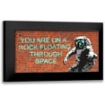 thumbnail image 1 of Masterfunk collective 14x9 Black Modern Framed Museum Art Print Titled - Floating Through Space, 1 of 5