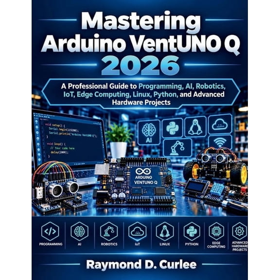 Mastering Arduino VentUNO Q 2026: A Professional Guide to Programming, AI, Robotics, IoT, Edge Computing, Linux, Python,, (Paperback)