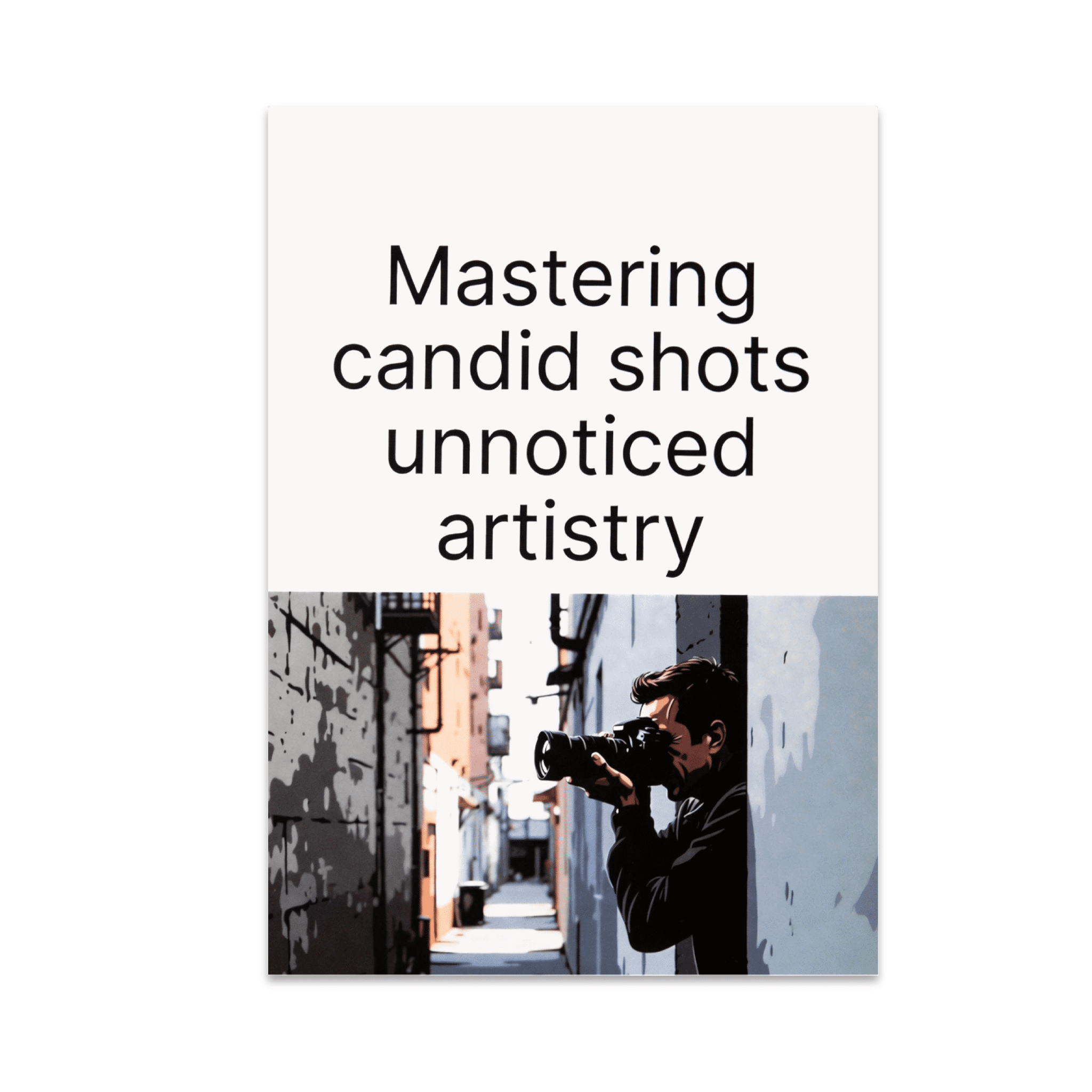 Mastering Candid Shots Unnoticed Artistry - Photography Enthusiast ...