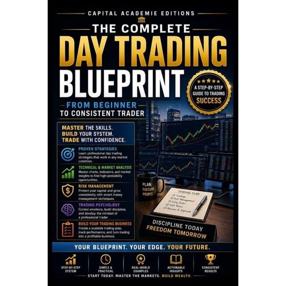 Mastering Day Trading: The Complete 10-B The Complete Day Trading Blueprint: FROM BEGINNER TO CONSISTENT TRADER: Go from beginner to consistent day trader with a, Book 10, (Paperback)