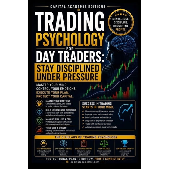 Mastering Day Trading: The Complete 10-B Trading Psychology for Day Traders: STAY DISCIPLINED UNDER PRESSURE: Master the mental side of day trading and learn how, Book 8, (Paperback)