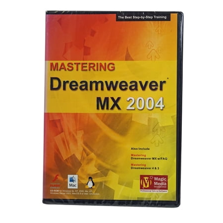Mastering Dreamweaver MX 2004 - a step by step self paced training CD-Rom - perfect for beginners