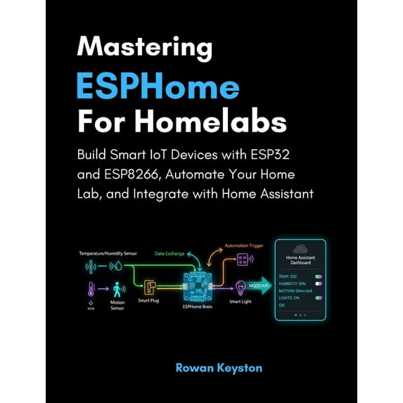 Mastering ESPHome for Homelabs: Build Smart IoT Devices with ESP32 and ESP8266, Automate Your Home Lab, and Integrate wi, (Paperback)
