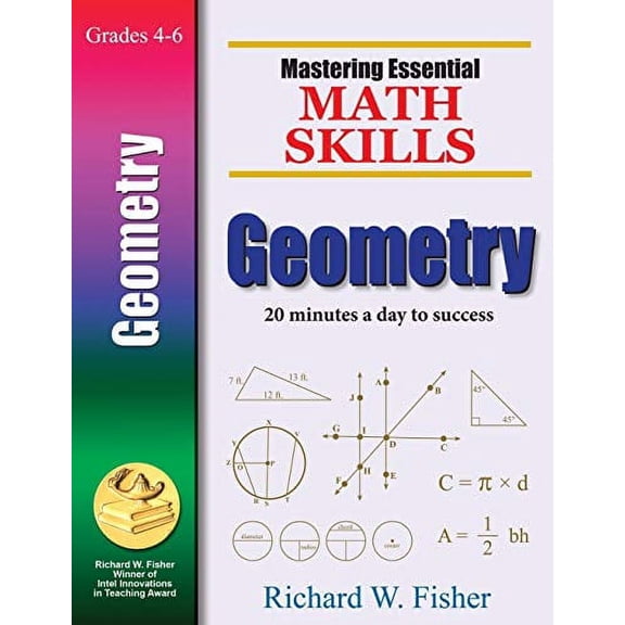 Pre-Owned Mastering Essential Math Skills: Geometry (Paperback) 0966621174 9780966621174