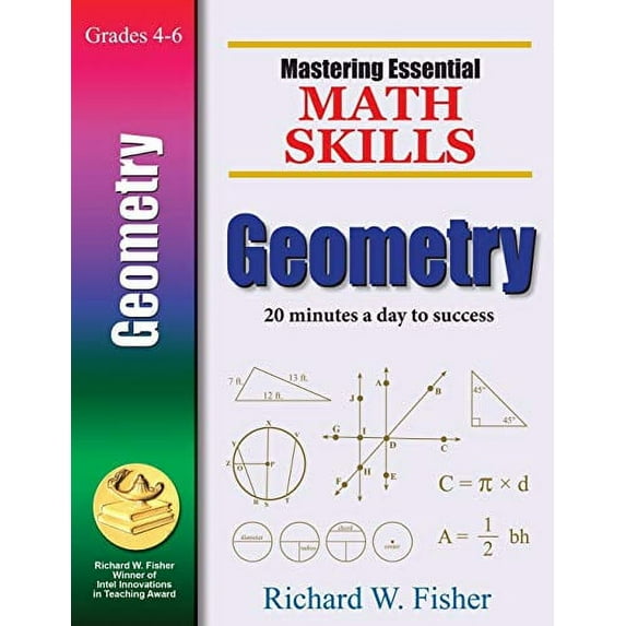 Pre-Owned Mastering Essential Math Skills: Geometry (Paperback) 0966621174 9780966621174