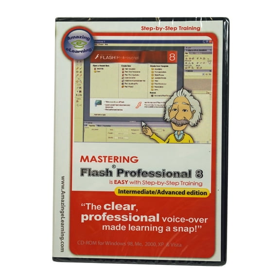 Mastering Flash Professional 8 - Intermediate / Advanced Step by Step Training PC Software)