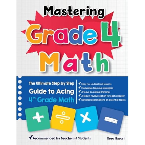 Pre-Owned Mastering Grade 4 Math: The Ultimate Step by Step Guide to ...