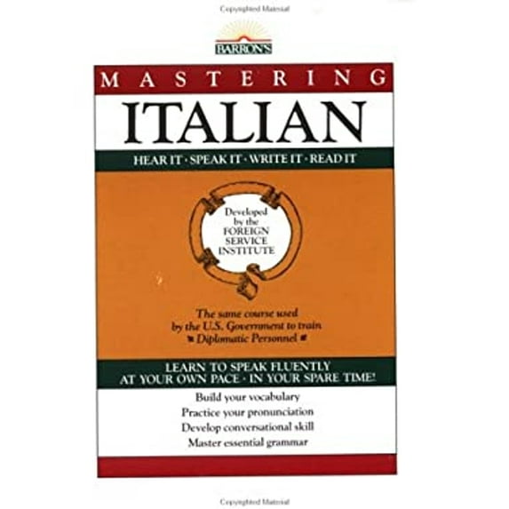 Pre-Owned Mastering Italian Foreign Service Institute Language Series Edition Paperback Stephen Zappala