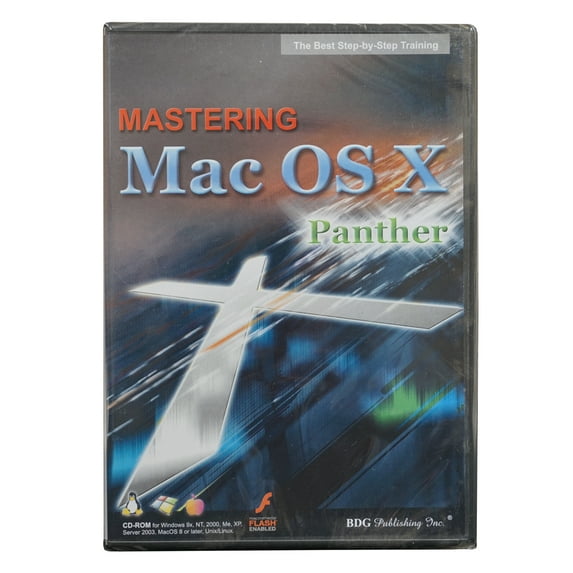 Mastering MAC OS X Panther - A Self Paced Step by Step Training Tutorial CD-Rom