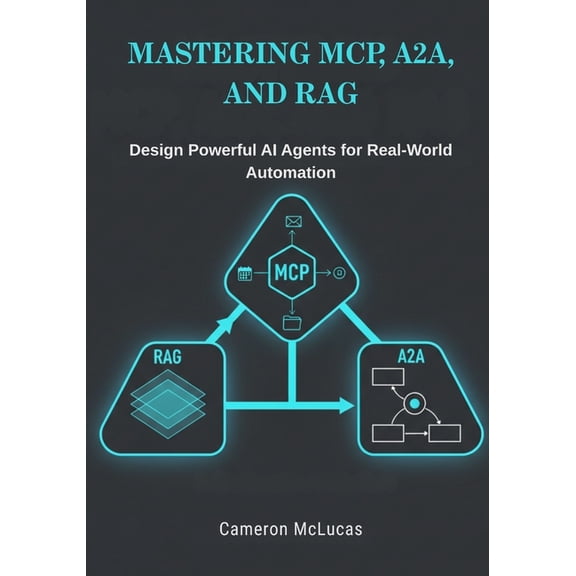 Mastering MCP, A2A, and RAG: Design Powerful AI Agents for Real-World Automation, (Paperback)