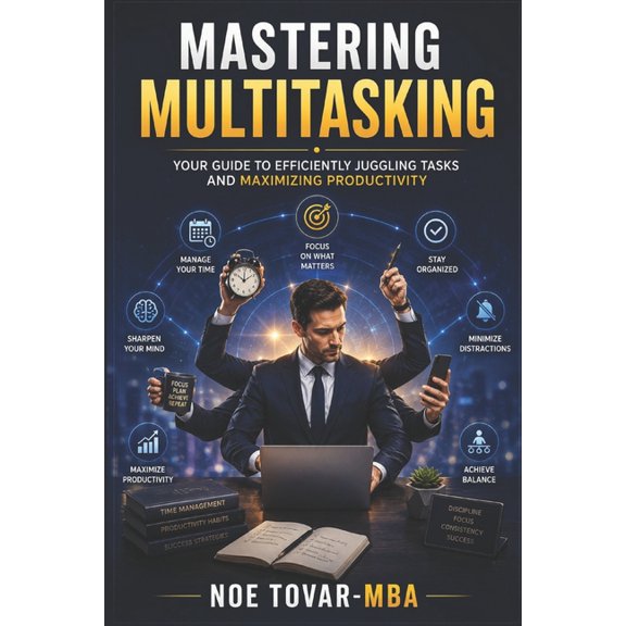 Mastering Multitasking: Your Guide to Efficiently Juggling Tasks and Maximizing Productivity, (Paperback)