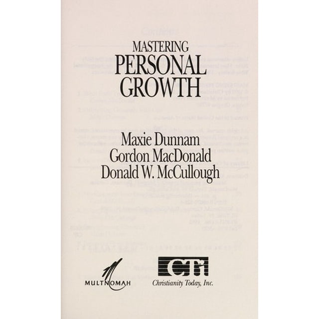 Mastering Personal Growth 9780880705264 Used / Preowned(02)