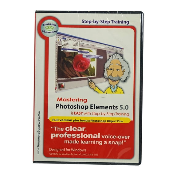 Mastering Photoshop Elements 5.0 eLearning Tutorial CDRom (Step-by-Step Training)