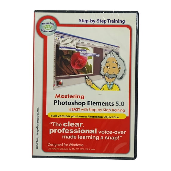 Mastering Photoshop Elements 5.0 eLearning Tutorial CDRom (Step-by-Step Training)
