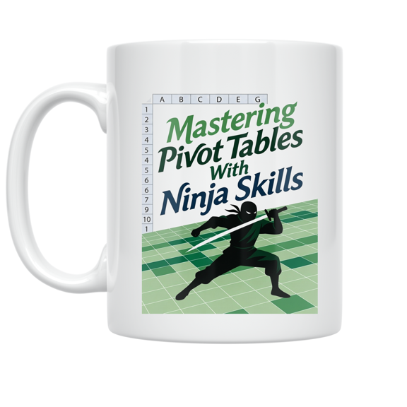 Mastering Pivot Tables With Ninja Skills - Spreadsheet Specialist - 11 oz Ceramic Coffee Mug