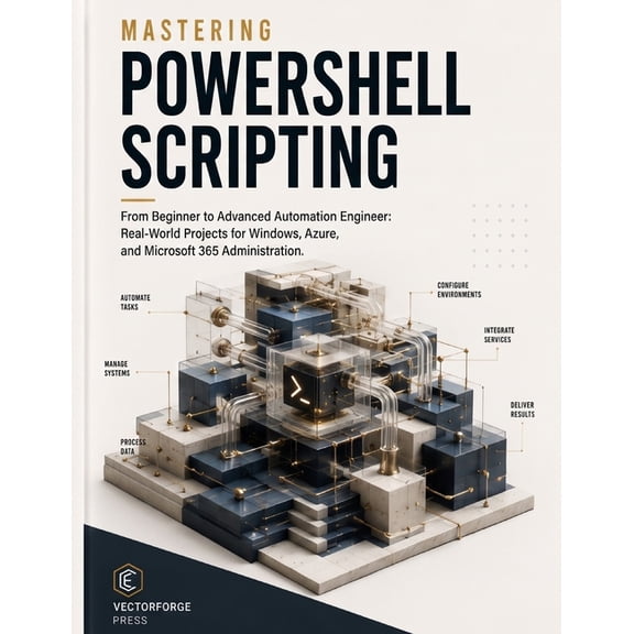 Mastering PowerShell Scripting: From Beginner to Advanced Automation Engineer: Real-World Projects for Windows, Azure, a, (Paperback)