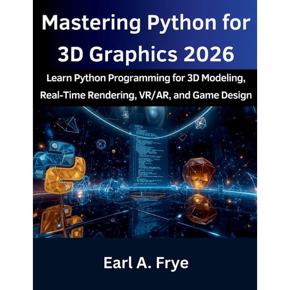 From Beginner to Pro Mastering Python for 3D Graphics 2026: Learn Python Programming for 3D Modeling, Real-Time Rendering, VR/AR, and Game De, Book 15, (Paperback)
