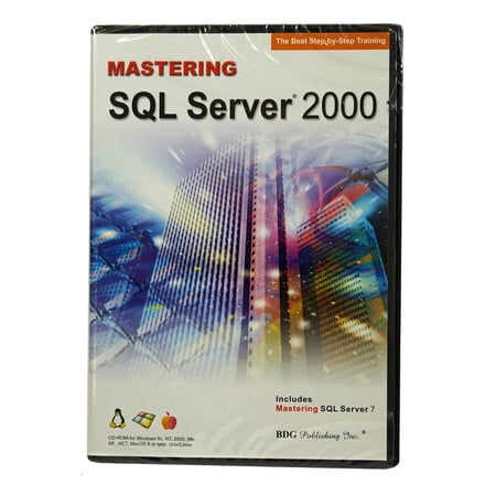 Mastering SQL Server 2000 & 7 - Training & Tutorial CD Software - a must have simulation for beginners
