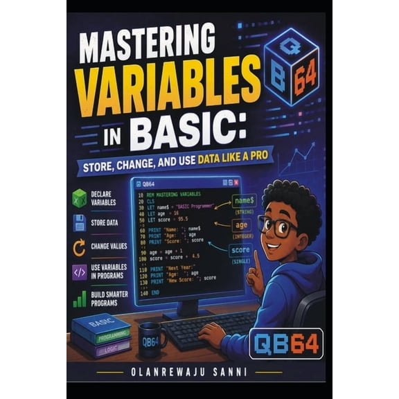 Basic Programming Language Mastering Variables in BASIC: Store, Change, and Use Data Like a Pro, (Paperback)