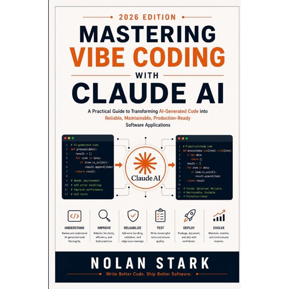 Mastering Vibe Coding with Claude AI: A Practical Guide to Transforming AI-Generated Code into Reliable, Maintainable, P, (Paperback)