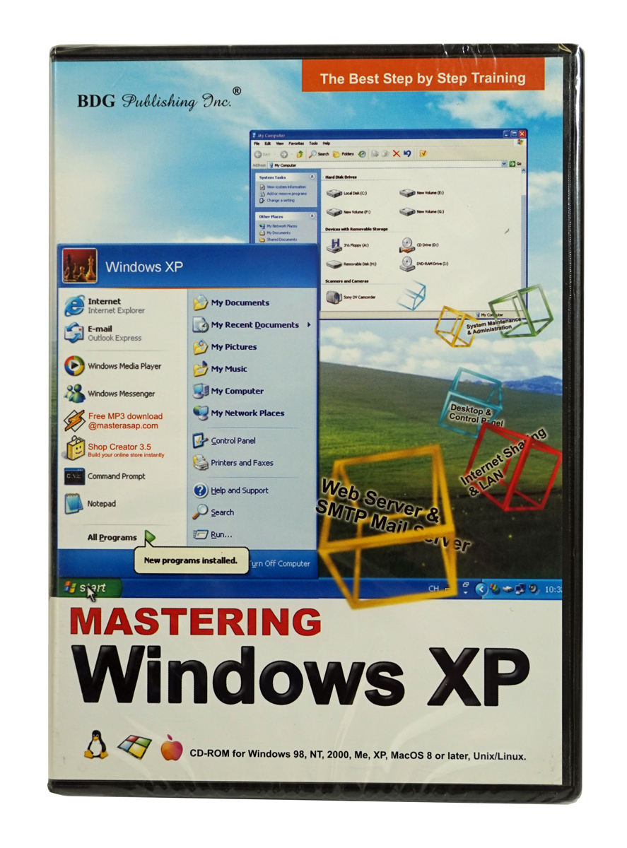 Mastering Windows XP - Step by Step Training CD - A classic from back ...