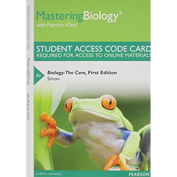 MasteringBiology with Pearson eText -- Standalone Access Card -- for Biology: The Core