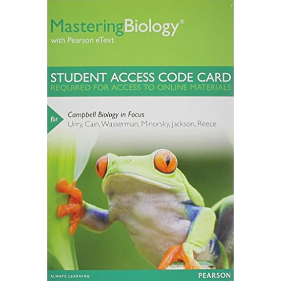 MasteringBiology with Pearson eText -- Standalone Access Card -- for Campbell Biology in Focus