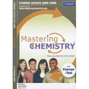 MasteringChemistry with Pearson eText Student Access Code Card for Chemistry (6th Edition)