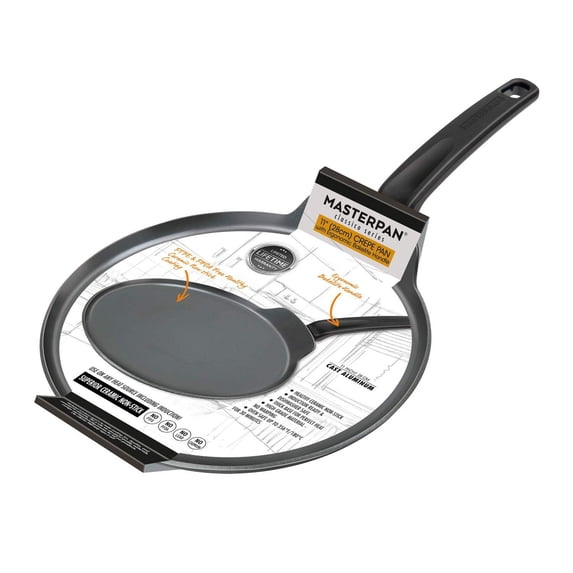 MASTERPAN Ceramic Nonstick Crepe Pan Griddle, 11" (28cm)