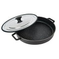 thumbnail image 1 of MASTERPAN Nonstick Stovetop Oven Grill Pan  Stainless Steel Lid, Black 12" (30cm), 1 of 11