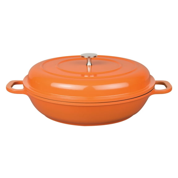 MASTERPAN Nonstick Dutch Casserole, Orange 3 Qt. 11" (28cm)