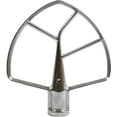 thumbnail image 1 of Masterpart Replacement 6 Quart Stand Mixer Flat Crome Plated Beater Compatible With Kitchen aid. Will Not Fit All Models, 1 of 2