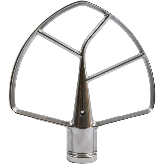 Masterpart Replacement 6 Quart Stand Mixer Flat Crome Plated Beater Compatible With Kitchen aid. Will Not Fit All Models