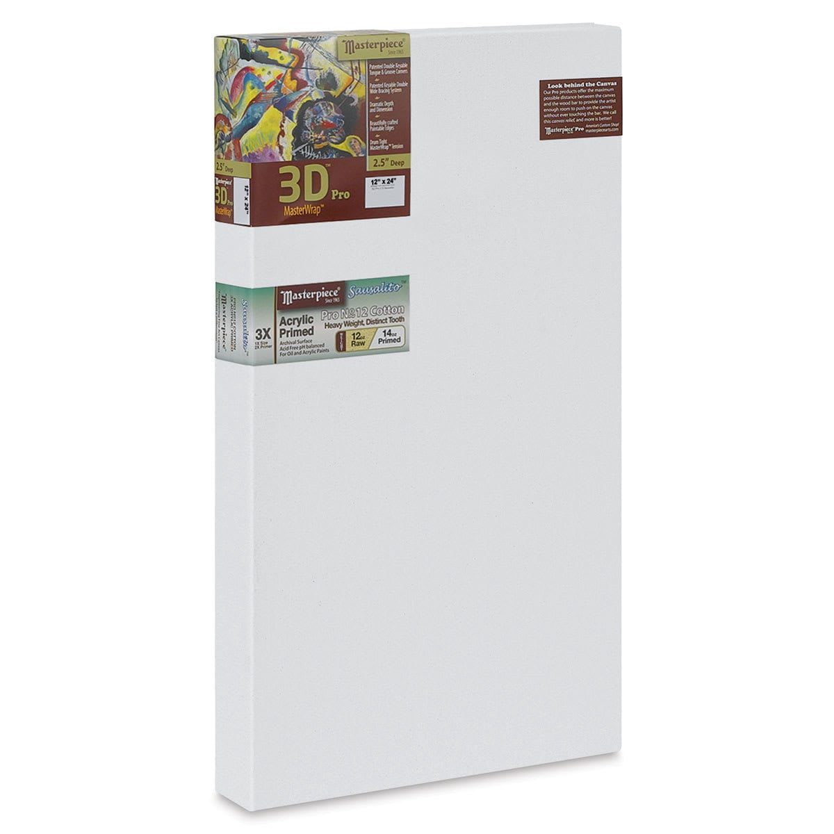 Masterpiece 3D Pro Sausalito Canvas - 12" x 24"