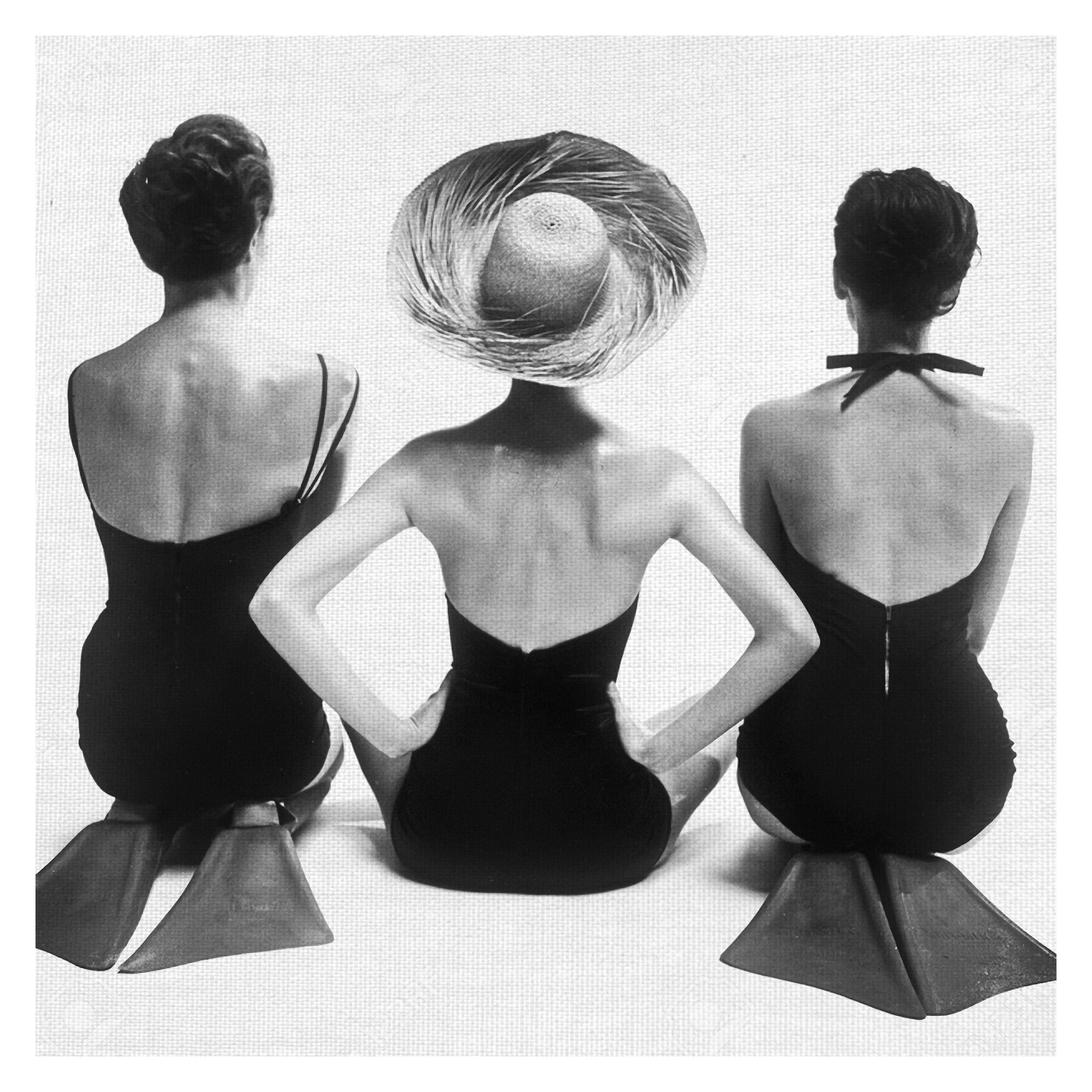 Masterpiece Art Gallery 1950's Swimsuit Models By Graffi-tee Studios Canvas Art Print 24" x 24"