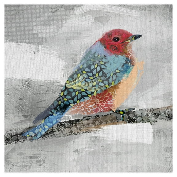 Masterpiece Art Gallery A Bird's Flight Patterns III by Studio Arts Canvas Art Print 12" x 12"