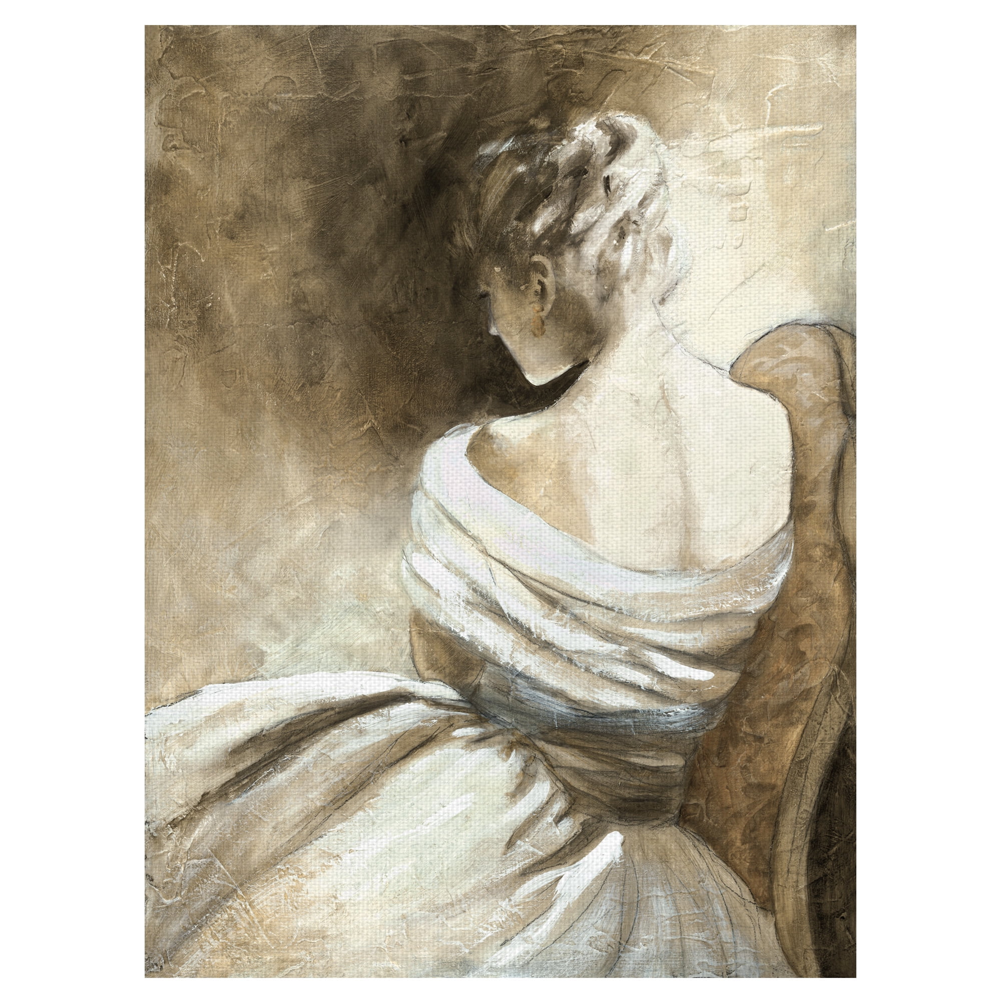 Masterpiece Art Gallery A Quiet Refrain II Soft Woman In Masterpiece Art Gallery A Quiet Refrain II Soft Woman In