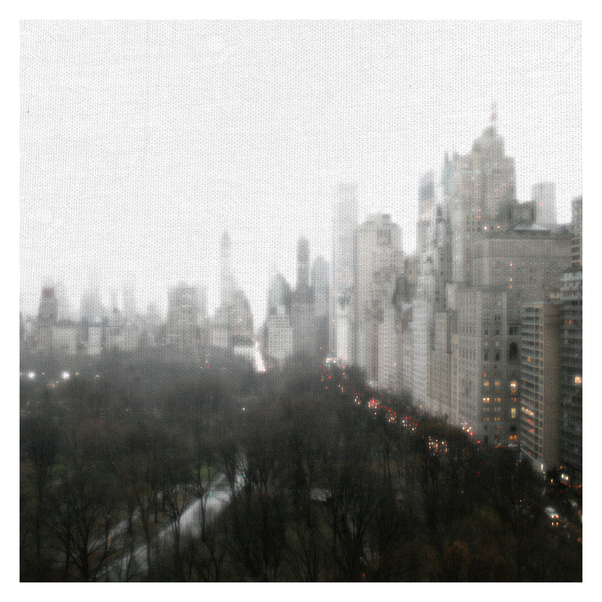Masterpiece Art Gallery Above Central Park New York City Canvas Art Print 24" x 24"